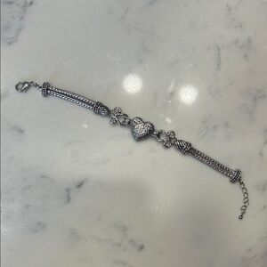Silver Heart Bracelet
